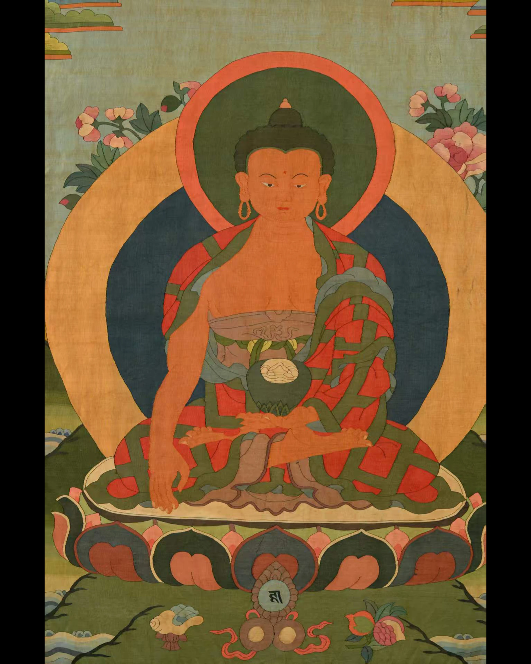緙絲藥師佛唐卡 · 第 2 张